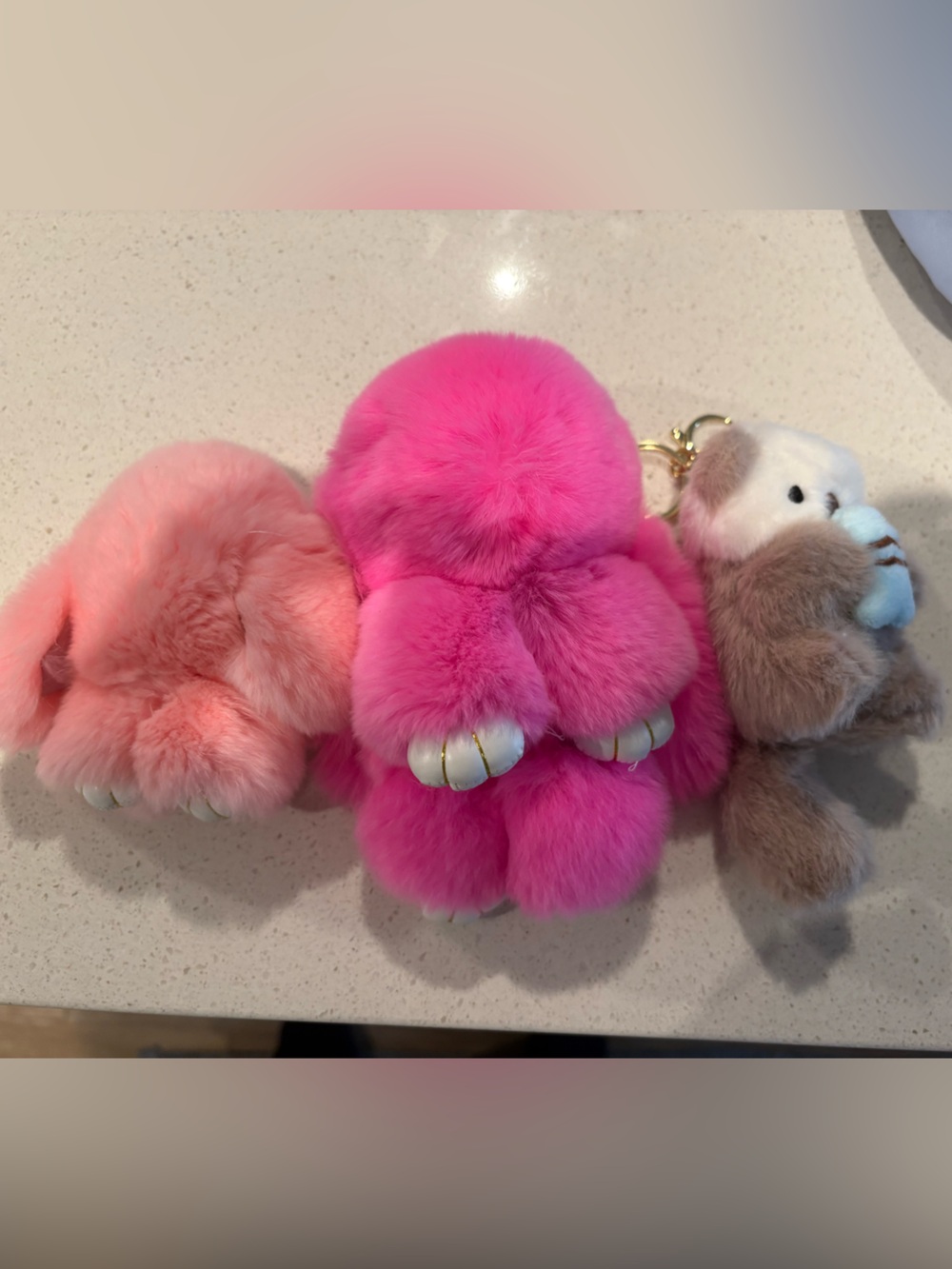 Set of 3 bag charms